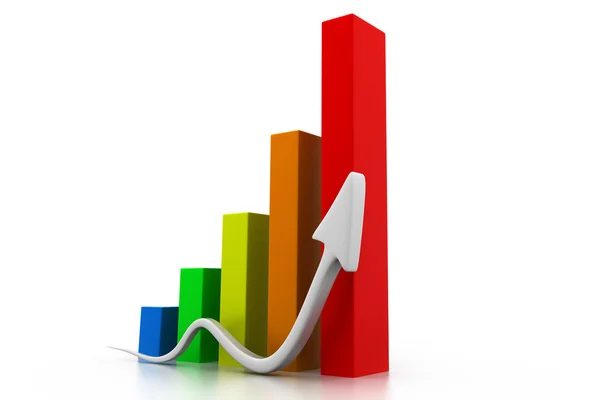 Business graph — Stock Photo, Image