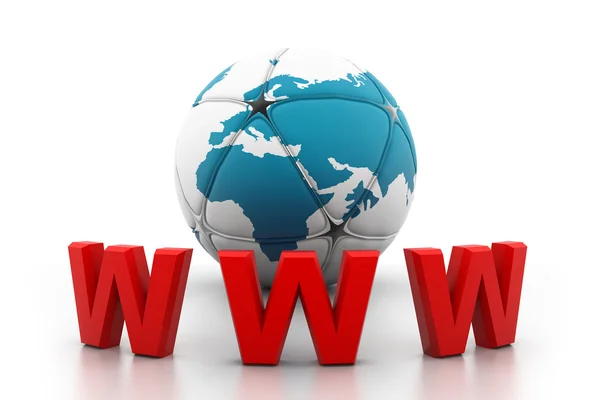 Concepto de internet world wide web —  Fotos de Stock