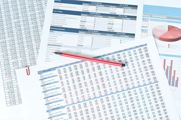 Financial documents — Stock Photo, Image