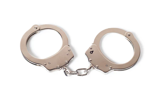 Metal handcuffs — Stock Photo, Image