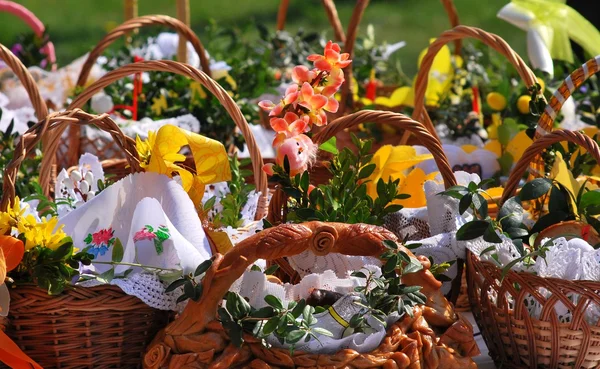 Cesto di Pasqua — Foto Stock