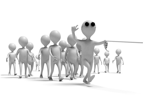 Blind leads the crowd