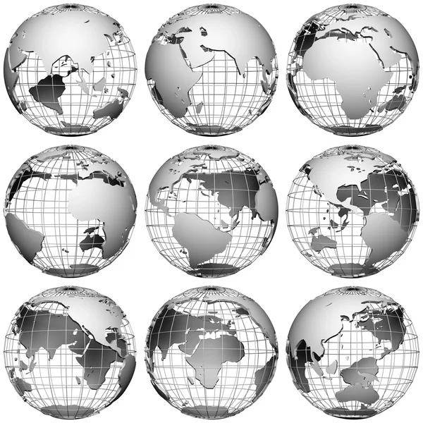 White globes — Stock Photo, Image