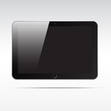 açık renkli izole gerçekçi tablet