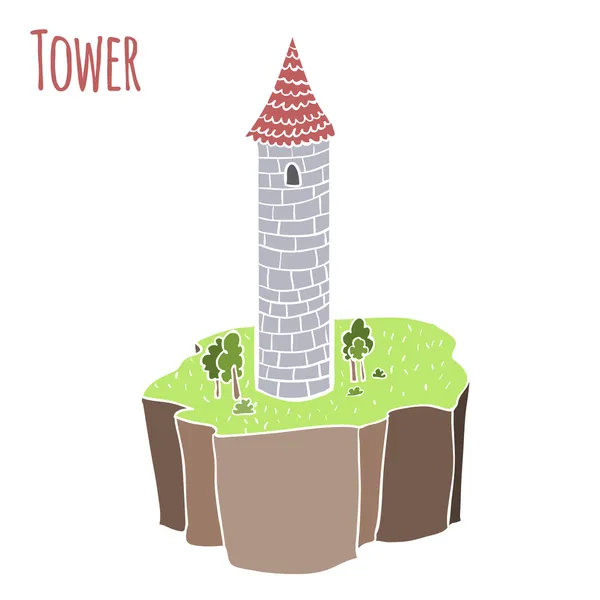 Torre — Vector de stock