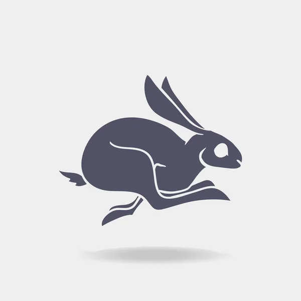Fst rabbit logo — Stock Vector