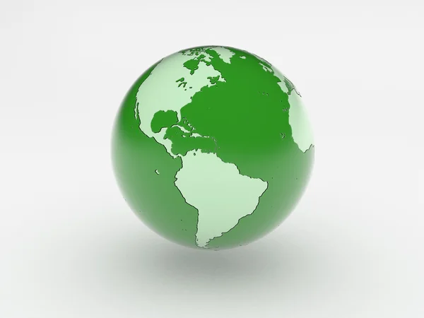 Globo verde — Fotografia de Stock