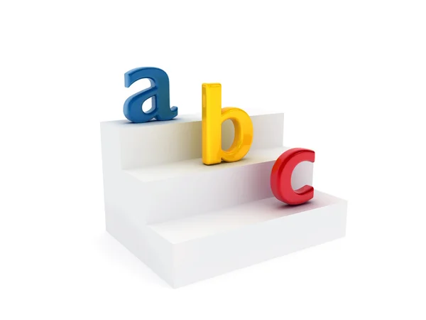 Abc alfabeto pequeño —  Fotos de Stock