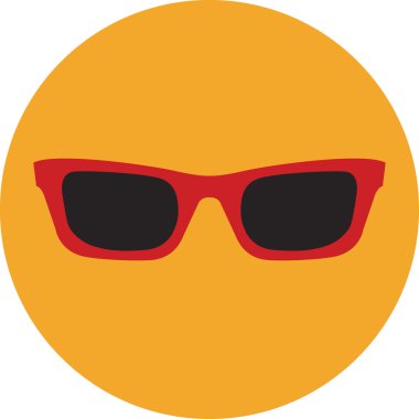 güneş gözlüğü simgesi