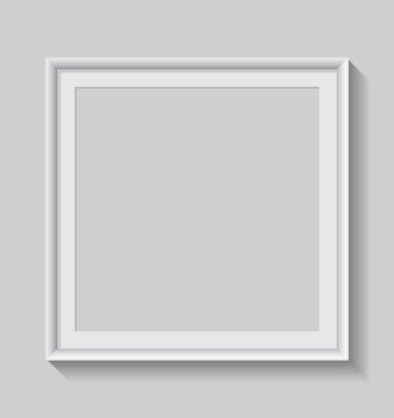 beyaz boş çerçeve