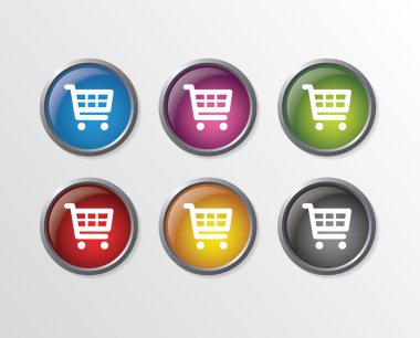 alışveriş sepeti düğme