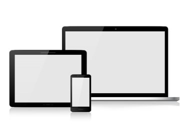 dizüstü bilgisayar, tablet, smartphone