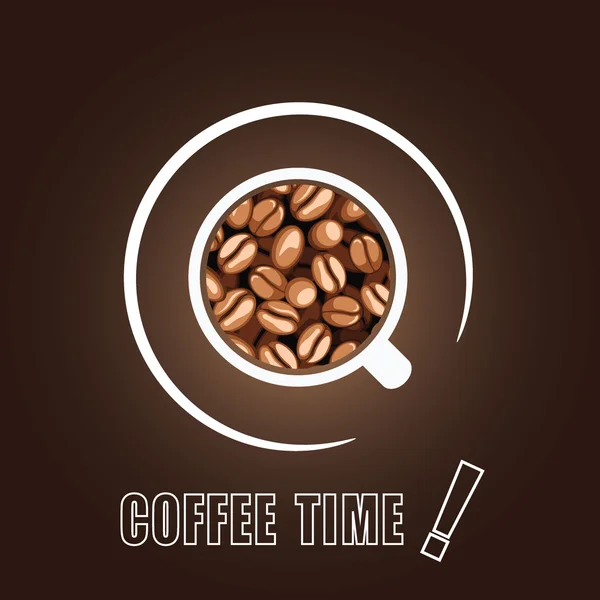 Heure du café ! — Image vectorielle