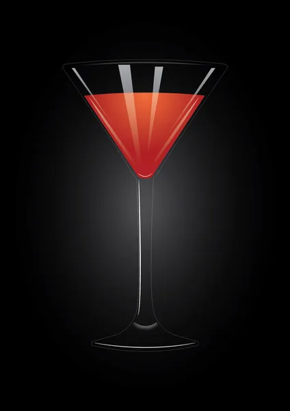 Cocktail bril — Stockvector