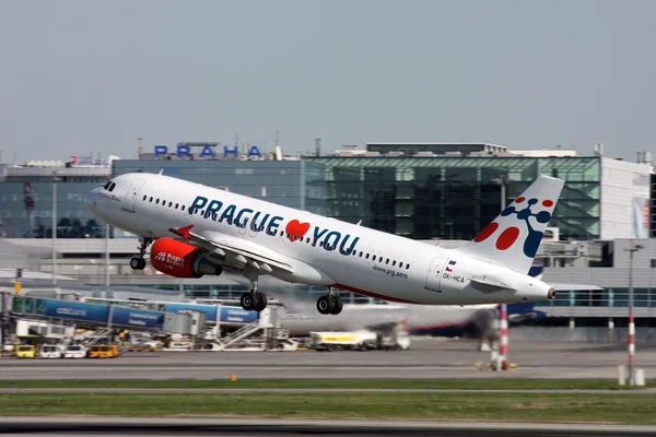 Holidays Czech Airlines — Stock Photo, Image