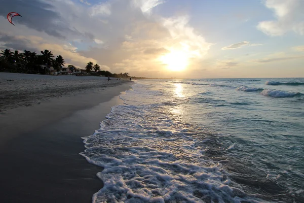 日落时的海滩 — 图库照片