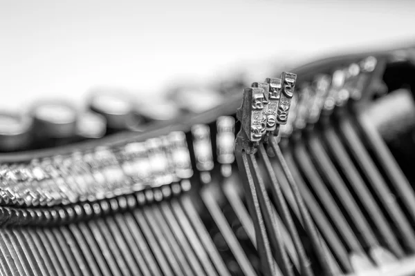 Close-up of old typewriter — Stock Photo, Image