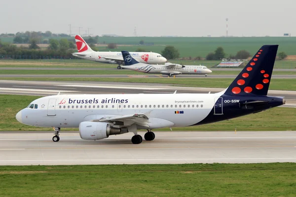 BRUSELAS AEROLÍNEAS — Foto de Stock