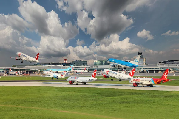 Aeroporto de Prague — Fotografia de Stock