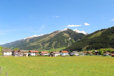 Valley of Austrian Alps clipart