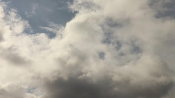 Lapso Tiempo Cumulonimbus Nubes Con Luz Fondo Noche — Vídeo de stock
