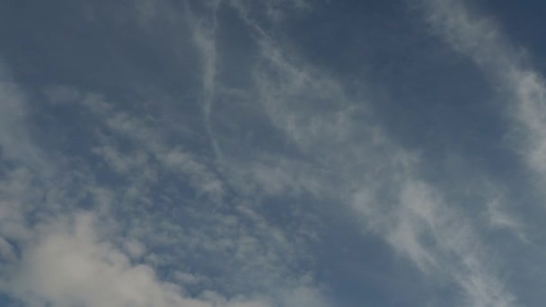 Světlo Kumulus Mraky Timelapse Blue Sky — Stock video