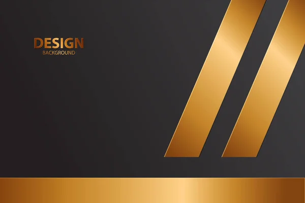 Astratto Sfondo Oro Banner Con Colore Creativo Digitale Luce Moderna — Vettoriale Stock