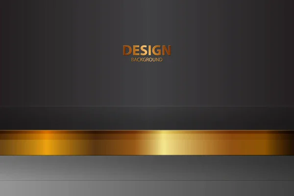 Abstrakt Bakgrund Banner Med Färg Guld Kreativ Digitalt Ljus Modernt — Stock vektor