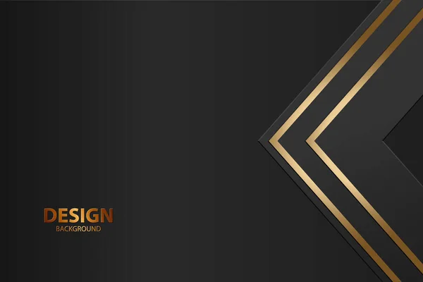 Abstraktní Pozadí Banner Barevným Zlatem Kreativní Digitální Světlo Moderní — Stockový vektor