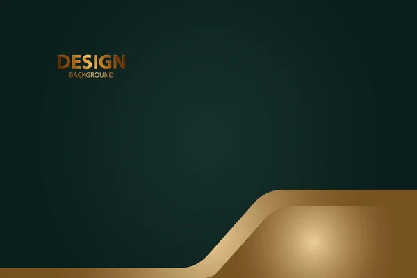 Banner Fondo Abstracto Con Color Oro Creativo Luz Digital Moderna — Archivo Imágenes Vectoriales