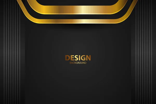 Banner Fondo Abstracto Con Color Oro Creativo Luz Digital Moderna — Archivo Imágenes Vectoriales