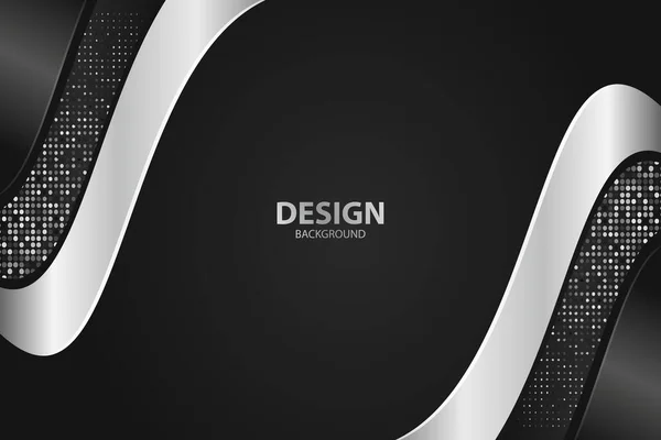 Banner Fondo Abstracto Con Luz Digital Creativa Color Moderno — Vector de stock