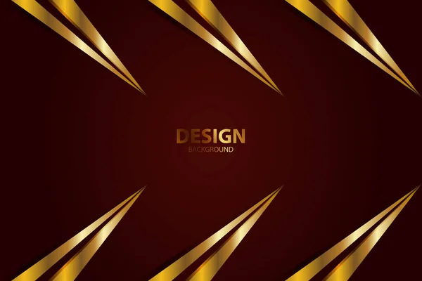 Banner Fondo Abstracto Con Color Oro Creativo Luz Digital Moderna — Vector de stock