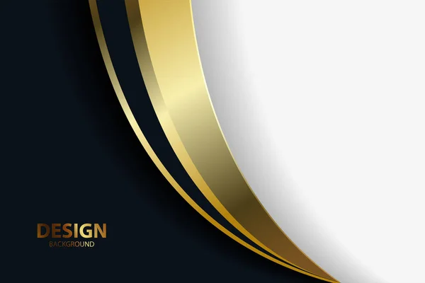 Astratto Sfondo Banner Con Colore Oro Creativo Digitale Luce Moderna — Vettoriale Stock