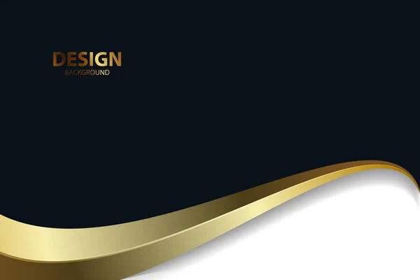 Astratto Sfondo Banner Con Colore Oro Creativo Digitale Luce Moderna — Vettoriale Stock
