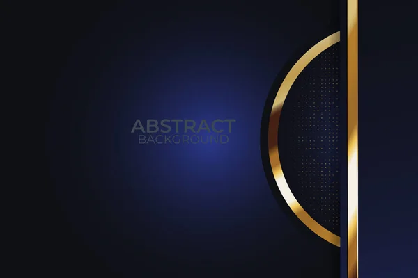 Goud Banner Abstract Vector Achtergrond Bord Voor Tekst Boodschap Ontwerp — Stockvector