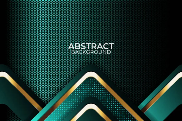 Goud Banner Abstract Vector Achtergrond Bord Voor Tekst Boodschap Ontwerp — Stockvector