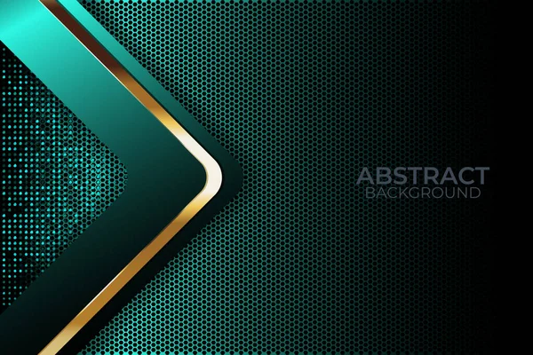 Goud Banner Abstract Vector Achtergrond Bord Voor Tekst Boodschap Ontwerp — Stockvector