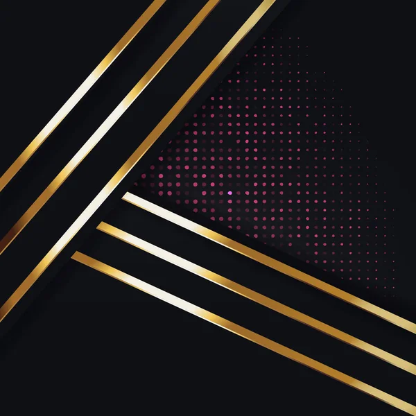 Gold Banner Abstract Vector Background Board Text Message Design Modern — Wektor stockowy