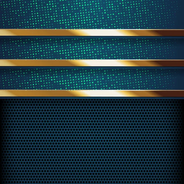 Banner Dorado Tablero Fondo Abstracto Vectorial Para Diseño Texto Mensaje — Vector de stock