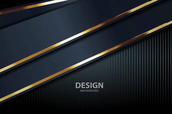 Arany Banner Absztrakt Vektor Háttér Tábla Szöveg Üzenet Design Modern — Stock Vector