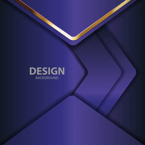 Banner Gold Placa Fundo Vetorial Abstrato Para Design Texto Mensagem — Vetor de Stock