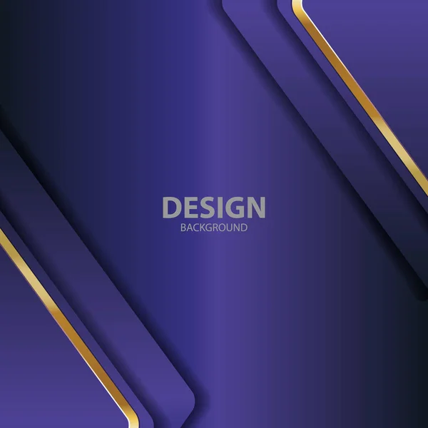 Arany Banner Absztrakt Vektor Háttér Tábla Szöveg Üzenet Design Modern — Stock Vector