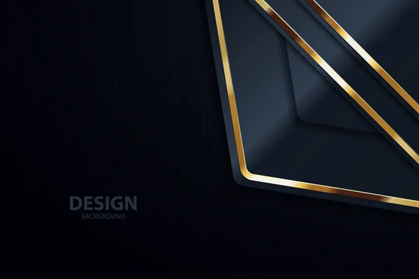 Banner Dorado Tablero Fondo Abstracto Vectorial Para Diseño Texto Mensaje — Vector de stock