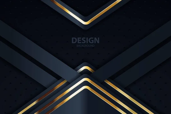 Banner Dorado Tablero Fondo Abstracto Vectorial Para Diseño Texto Mensaje — Vector de stock