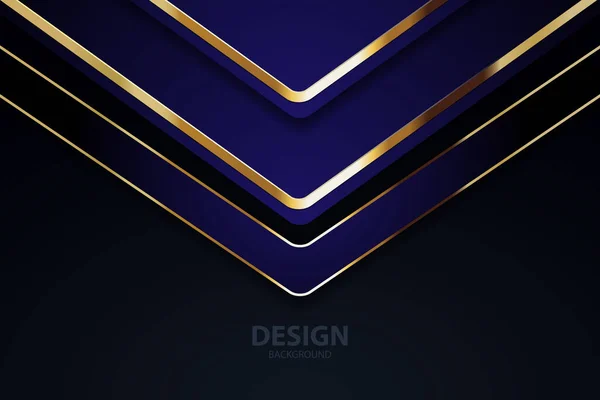 Banner Dorado Tablero Fondo Abstracto Vectorial Para Diseño Texto Mensaje — Vector de stock