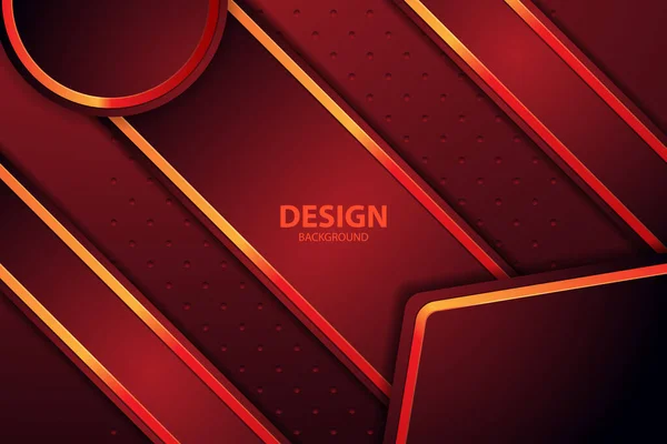 Banner Gold Placa Fundo Vetorial Abstrato Para Design Texto Mensagem — Vetor de Stock