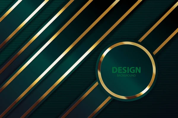 Gold Banner Abstract Vector Background Board Text Message Design Modern — Wektor stockowy