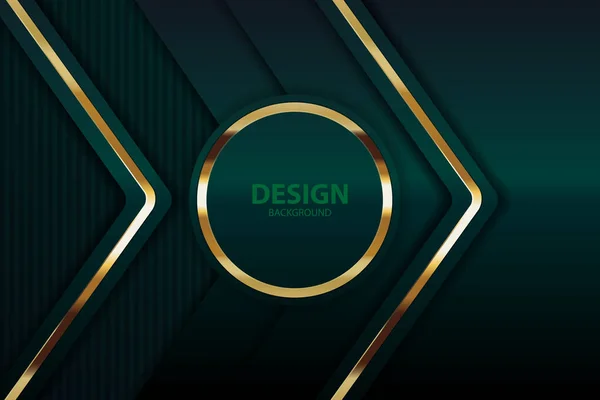 Banner Dorado Tablero Fondo Abstracto Vectorial Para Diseño Texto Mensaje — Vector de stock