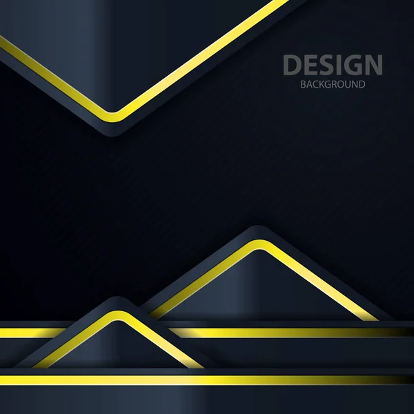 Banner Gold Placa Fundo Vetorial Abstrato Para Design Texto Mensagem —  Vetores de Stock